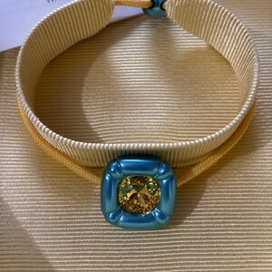 Swarovski Blue and Yellow Bracelet